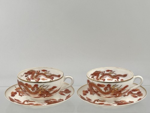 Antique japanese dragon teacup - antique,
