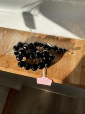 Victorian carved Whitby Black
