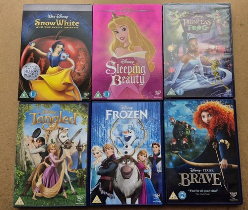 Disney princess dvd lot - dvd, x