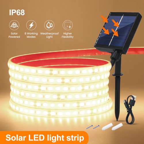 Waterproof solar led strip - waterproof,