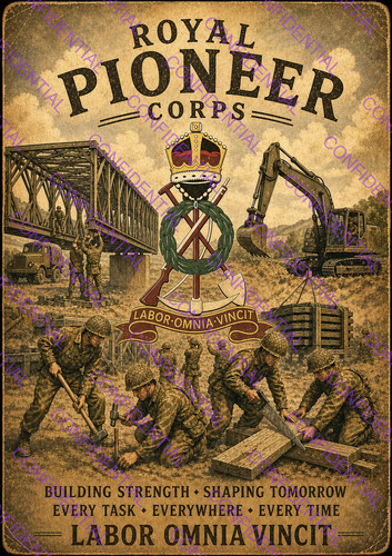 Royal pioneer corps - pioneer,