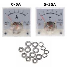 0-5A 0-10A DC Ammeter Analogue Panel Amp Meter Analog Current Panel Meter 91C4