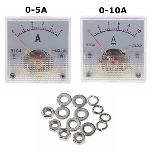 10a dc ammeter analogue - 0-10a,