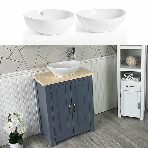 Bathroom vanity unit grey - bathroom,