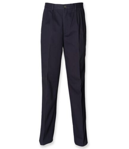 Mens chino trousers - mens, henbury