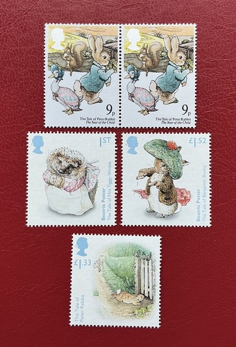 Peter rabbit stamp collection - rabbit,