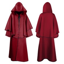 Medieval Cloak Hooded Robe