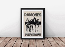 Ramones concert poster - ramones,