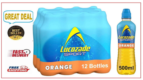 Lucozade sport orange 12x500ml - lucozade,