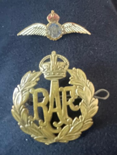 Ww2 raf cap badge - raf, and