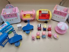 Peppa Pig Bundle Ice Cream BBQ Table Chairs Bikes Figures Peppa Rebecca George