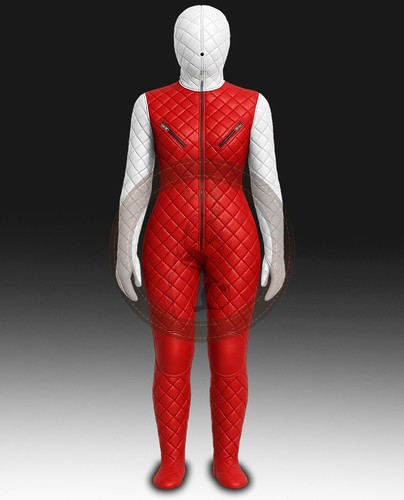 Quilted leather catsuit - leather,