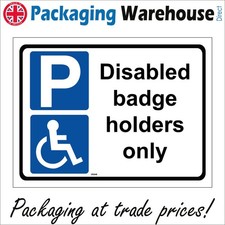 SIGN Disabled Badge Holders