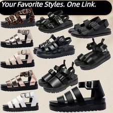 Ladies Womens Flatform