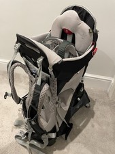 Osprey Poco AG Plus Child Carrier Backpack Black/Grey with Sun/Rain Covers