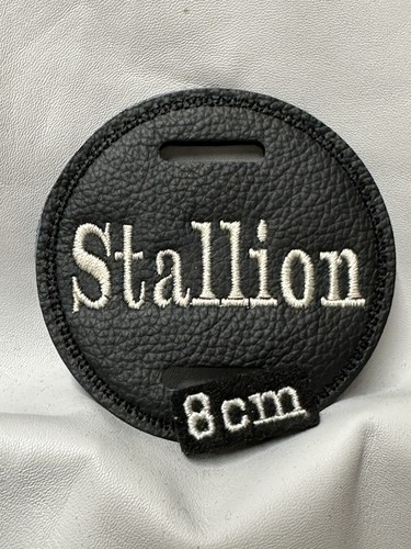 8cm black leather ivory - ,