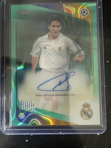 Raul auto topps chrome 199 - chrome, /199