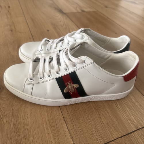 Gucci ace bee - bee, leather