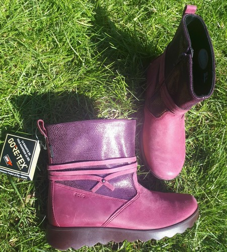 Ecco berry suede glittered - suede,