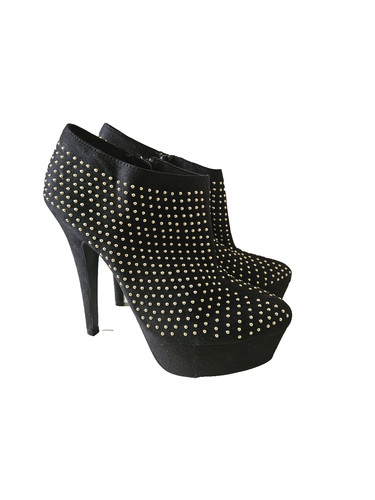 London rebel black - black, faux