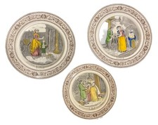 Three Vintage Cries Of London Plates By Adams