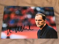 Thomas Tuchel England Chelsea PSG Dortmund Hand Signed Photo Autograph