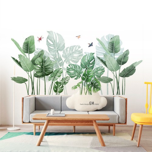 Large tropical green plant - large,