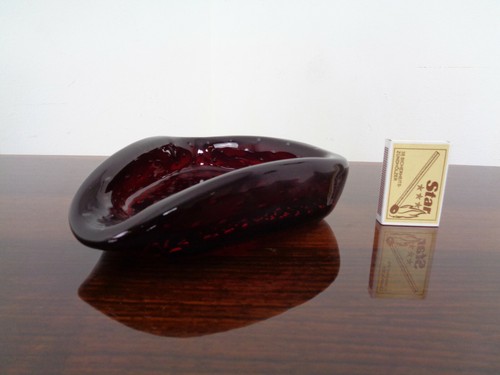 Large red murano glass - large,