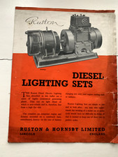 RUSTON HORNSBY DIESEL LIGHTING