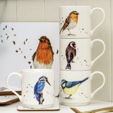 Set Of 4 British Garden Birds