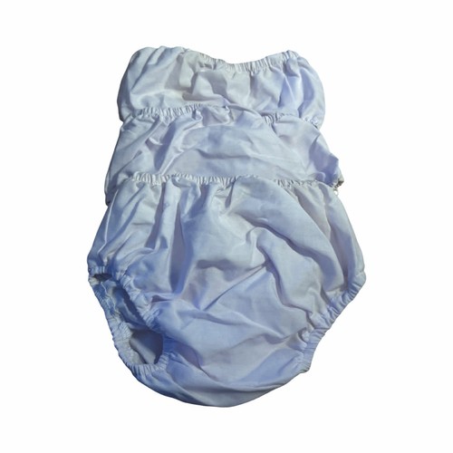 Pale lilac white nappy - or,
