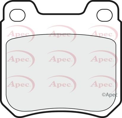 Apec rear brake pad set - apec,