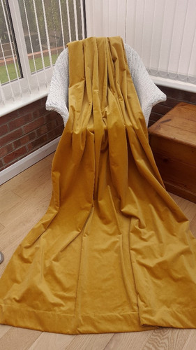 New velvet curtains - new,