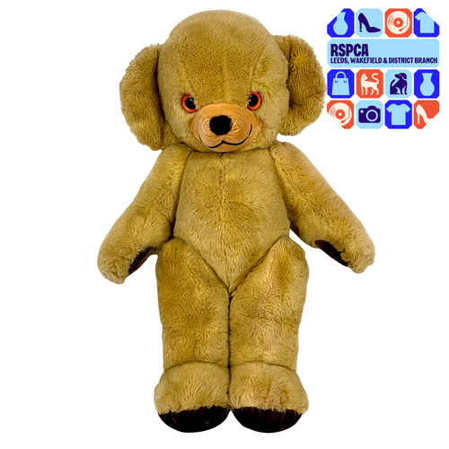 Merrythought beige plush teddy - plush,