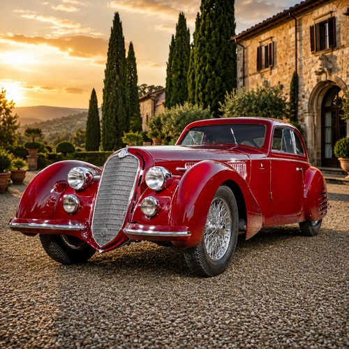1938 alfa romeo - romeo, 8c