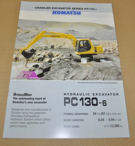 Komatsu pc130 crawler - komatsu, pc130-6