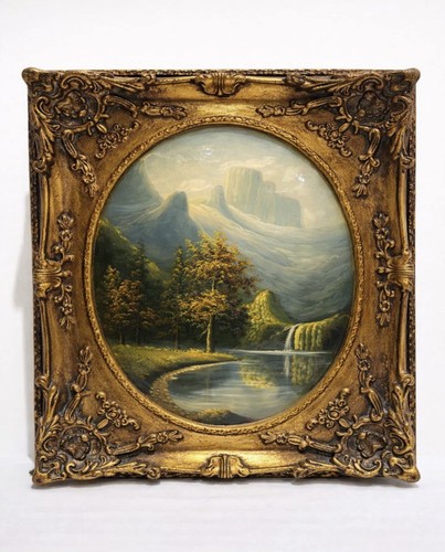 Antique continental painting - continental,
