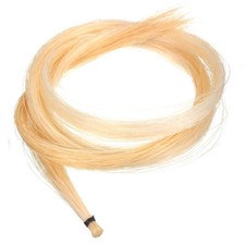 1 Hank Replacement Violin Viola Cello Bow Natural White Hair Horse Tail 80-85 cm