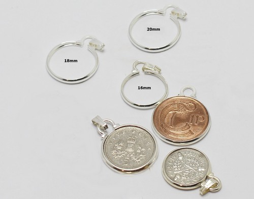 20mm silver plate - 10, 18