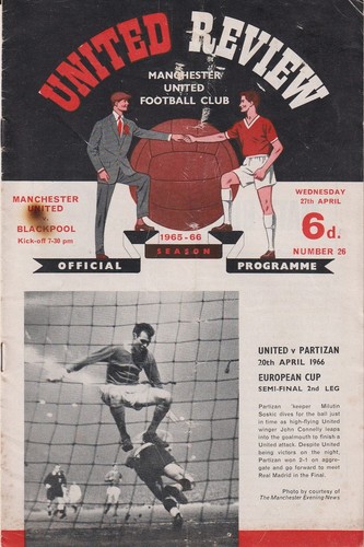 Football programme man utd - programme,