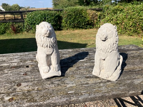 Two rustic heavy sitting - two,