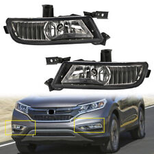 Passenger Driver Side Front Bumper Fog Light Lamps For Honda CR-V CRV 2015-2016