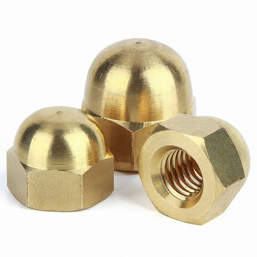 Dome nuts brass - hex, nut