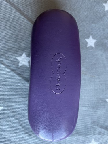 Purple glasses case - glasses,