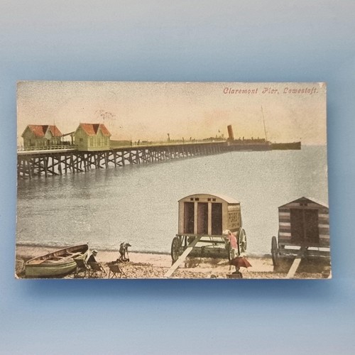 Lowestoft postcard 1904 - postcard,