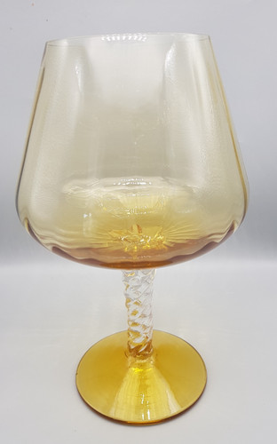 Vintage pale amber - amber, glass