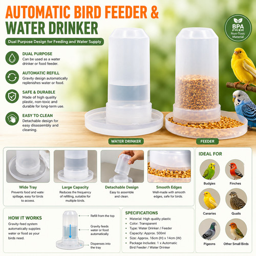 Automatic bird quail drinking - automatic,