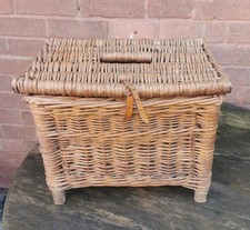 Vintage old wicker fly fishing - vintage,