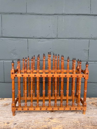 19th century turned wood plate - 19th,