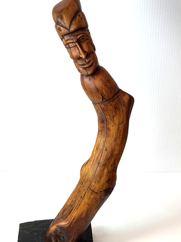 Folk art hand - carved, tree